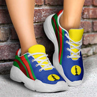 New Caledonia Chunky Sneakers Flag-Inspired Curve Style LT05 - Polynesian Pride