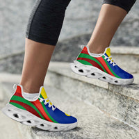 New Caledonia Clunky Sneakers Flag-Inspired Curve Style LT05 - Polynesian Pride