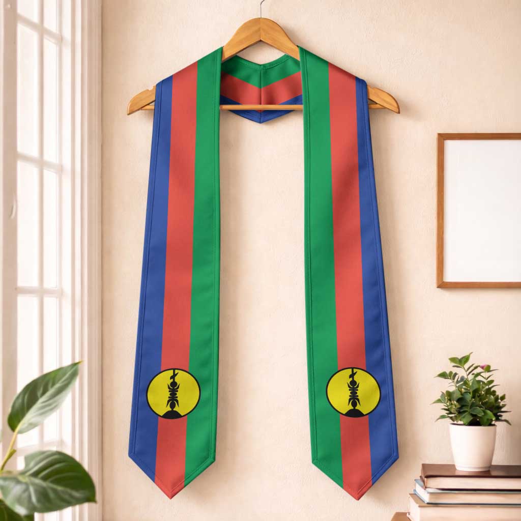 New Caledonia Graduation Stole Flag Style
