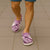 New Zealand Aotearoa Darts Masters Clogs Shoes Maori Art Tattoo with Tribal Dart Symbol Pink - Polynesian Pride