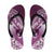 New Zealand Aotearoa Darts Masters Flip Flops Maori Art Tattoo with Tribal Dart Symbol Pink - Polynesian Pride
