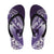 New Zealand Aotearoa Darts Masters Flip Flops Maori Art Tattoo with Tribal Dart Symbol Purple - Polynesian Pride