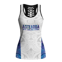 New Zealand Aotearoa Hollow Tank Top Purple Maori Papua Shell Indigenous LT9 Female Purple - Polynesian Pride