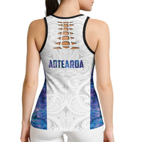 New Zealand Aotearoa Hollow Tank Top Purple Maori Papua Shell Indigenous LT9 - Polynesian Pride