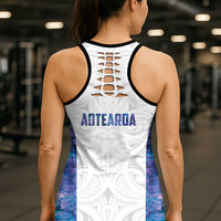 New Zealand Aotearoa Hollow Tank Top Purple Maori Papua Shell Indigenous LT9 - Polynesian Pride