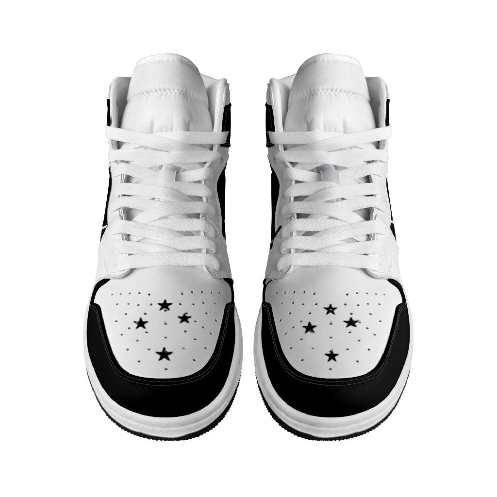 New Zealand Aotearoa Silver Fern High Sneakers AJ1 LT05 - Polynesian Pride