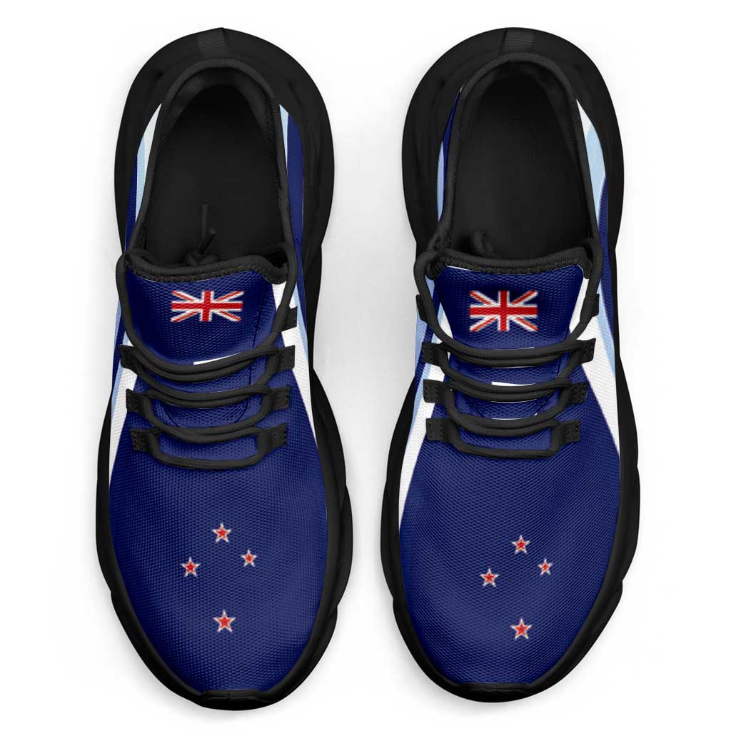 New Zealand Clunky Sneakers Flag-Inspired Curve Style LT05 - Polynesian Pride