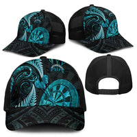 New Zealand Darts Baseball Net Cap Happiness Is A Tight Threesome Maori Paua Shell - Polynesian Pride