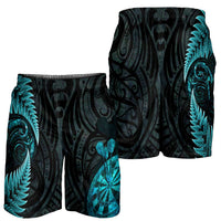 New Zealand Darts Shorts for Men Happiness Is A Tight Threesome Maori Paua Shell LT14 - Polynesian Pride