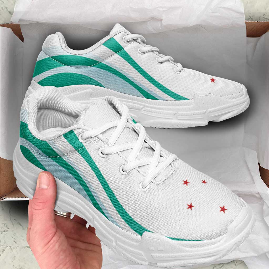 New Zealand Football Chunky Sneakers Curve Style LT05 - Polynesian Pride