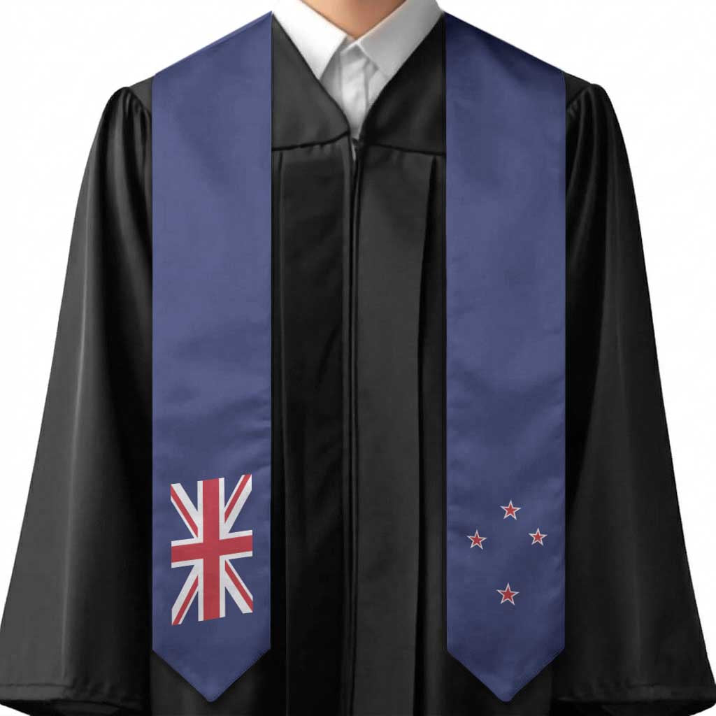 New Zealand Graduation Stole Flag Style LT05 - Polynesian Pride