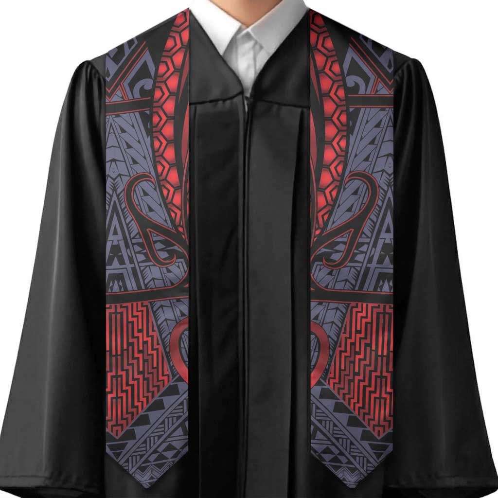 New Zealand Graduation Stole Maori Kiwiana Pattern Tukutuku Motif LT9 - Polynesian Pride
