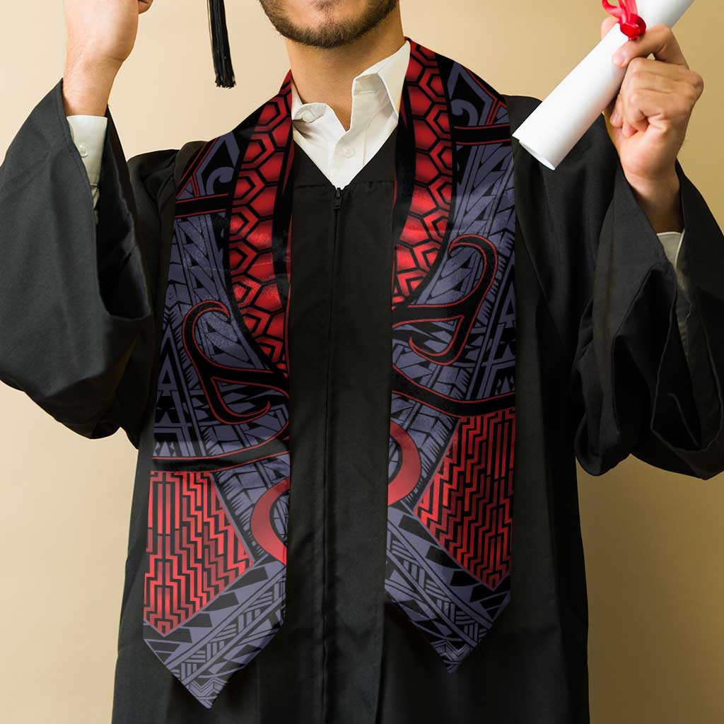 New Zealand Graduation Stole Maori Kiwiana Pattern Tukutuku Motif LT9 - Polynesian Pride