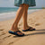 New Zealand Hammerhead Shark Flip Flops Maori Haehae Mangopare Galaxy - Polynesian Pride