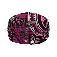 New Zealand Hammerhead Shark Jeff Hat Maori Haehae Mangopare Pink - Polynesian Pride