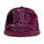 New Zealand Hammerhead Shark Snapback Cap Maori Haehae Mangopare Pink - Polynesian Pride