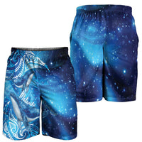 New Zealand Humpback Whale Matariki Shorts for Men Maori New Year Taniko Niho Taniwha LT14 - Polynesian Pride