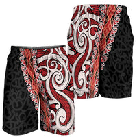 New Zealand Maori Stylized Koru Shorts for Men LT03 - Polynesian Pride