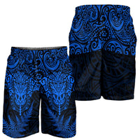 New Zealand Rugby All Blue Shorts for Men Silver Fern All Black Mix Ta Moko LT09