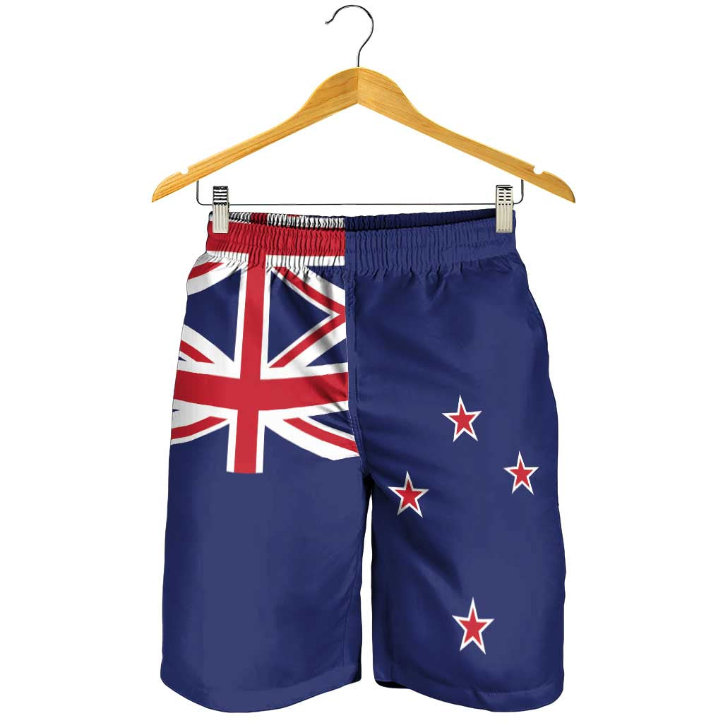 New Zealand Shorts for Men National Flag Colors LT19 - Polynesian Pride