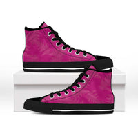 New Zealand Silver Fern Rugby High Top Shoes Go Aotearoa World Cup Pink Version - Polynesian Pride