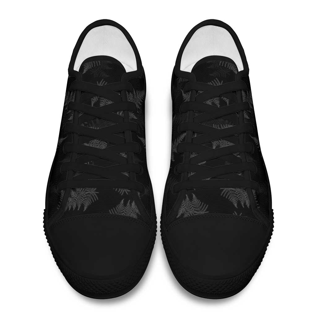 New Zealand Silver Fern Rugby Low Top Shoes Go Aotearoa World Cup - Polynesian Pride