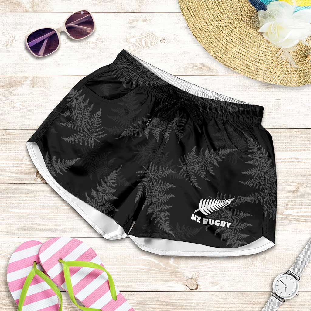 New Zealand Silver Fern Rugby Shorts for Women Go Aotearoa Champions World Cup - Polynesian Pride