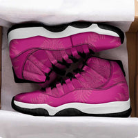 New Zealand Silver Fern Rugby Sneakers J11 Go Aotearoa World Cup Pink Version - Polynesian Pride