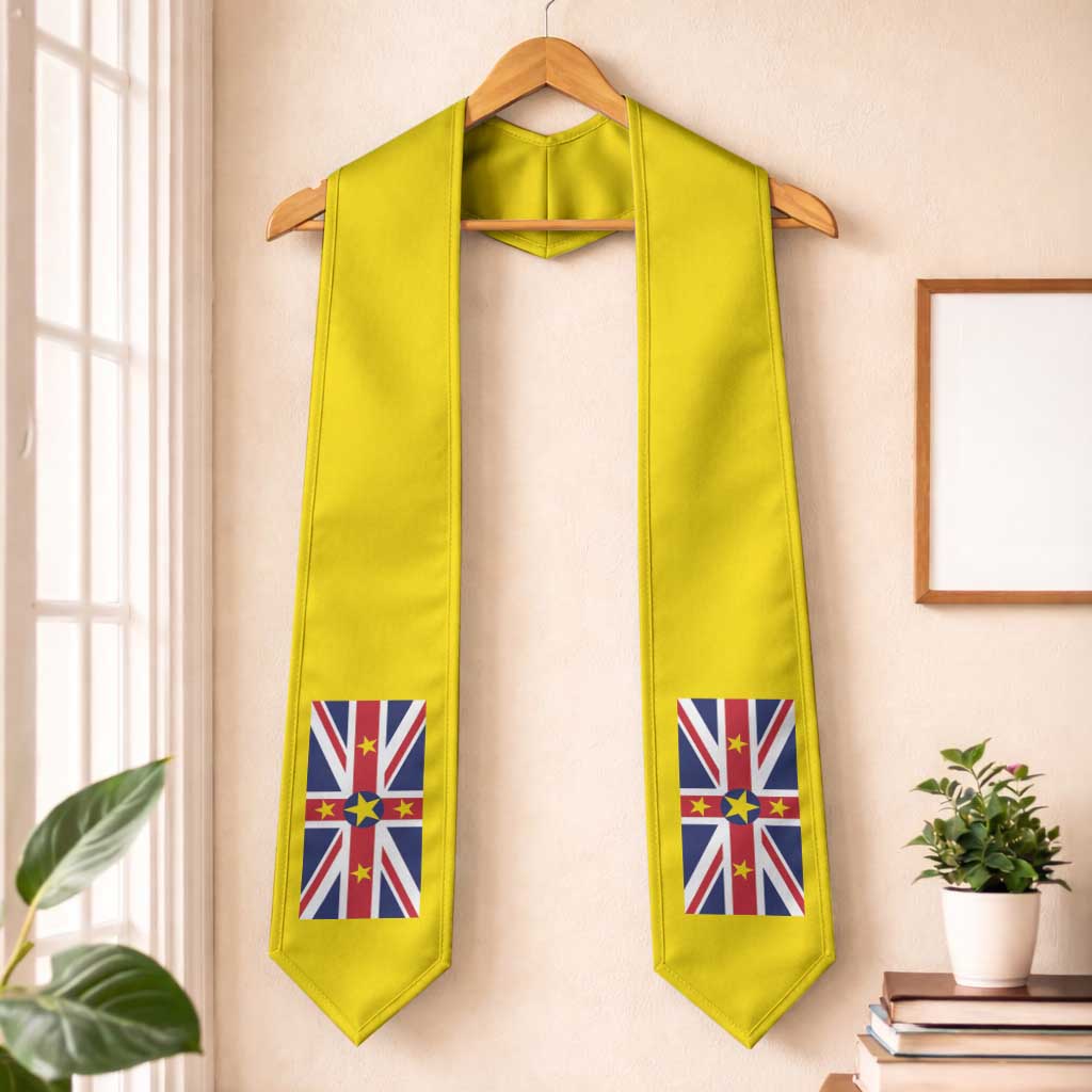 Niue Graduation Stole Flag Style