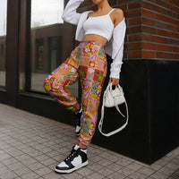 Niue Monuina e Kilisimasi Jogger Pants Pacific Patchwork Xmas Vibes LT9 - Polynesian Pride