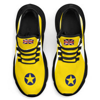 Niue The Rock Clunky Sneakers Flag-Inspired Curve Style LT05 - Polynesian Pride
