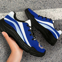 Northern Mariana Islands Chunky Sneakers Flag-Inspired Curve Style LT05 - Polynesian Pride