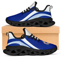 Northern Mariana Islands Clunky Sneakers Flag-Inspired Curve Style LT05 Blue - Polynesian Pride