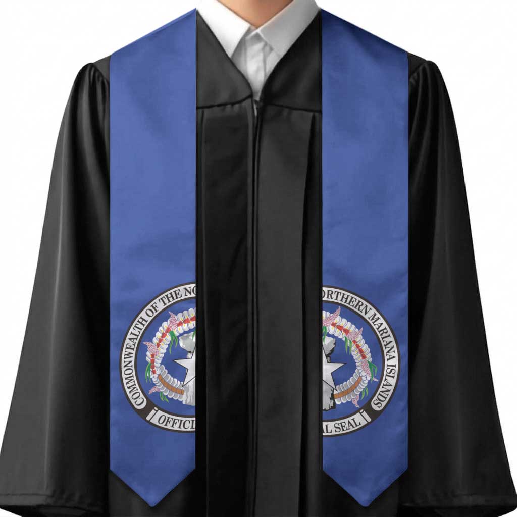 Northern Mariana Islands Graduation Stole Coat Of Arms Style LT05 - Polynesian Pride