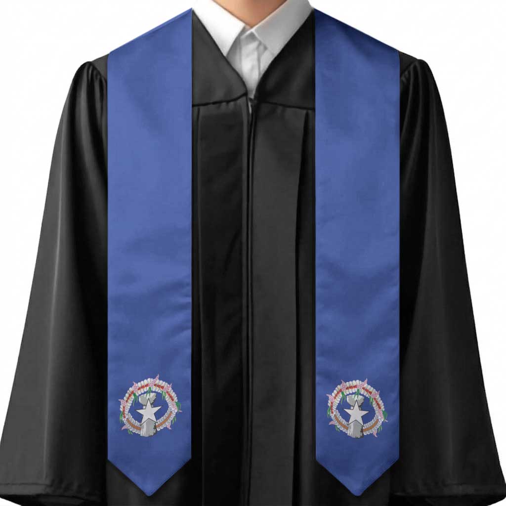 Northern Mariana Islands Graduation Stole Flag Style
