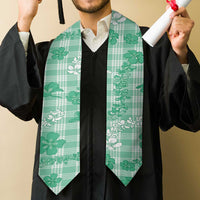 Omaomao Aloha Hawaii Graduation Stole Plumeria Lei With Palaka Motif - Polynesian Pride