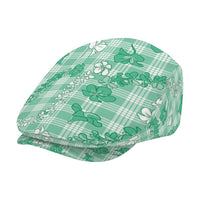 Omaomao Aloha Hawaii Jeff Hat Plumeria Lei With Palaka Motif - Polynesian Pride