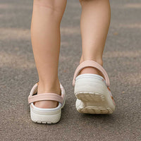 Orange Polynesian Tribal Turtle Floral Pattern Clogs Shoes - Polynesian Pride