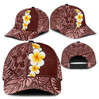 Oxblood Tropical Plumeria With Galaxy Polynesian Art Classic Cap LT14