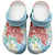 Palaka with Honu and Plumeria Clogs Shoes Hawaiian Heritage Spirit - Polynesian Pride