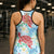 Palaka with Honu and Plumeria Hollow Tank Top Hawaiian Heritage Spirit - Polynesian Pride