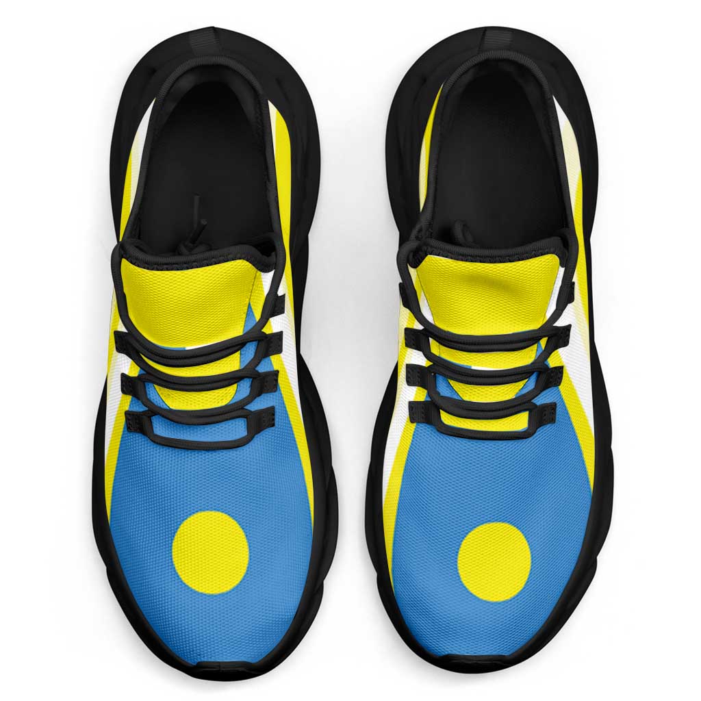 Palau Clunky Sneakers Flag-Inspired Curve Style LT05 - Polynesian Pride