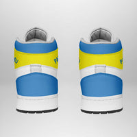 Palau High Sneakers AJ1 Coat Of Arms Flag Inspired LT05 - Polynesian Pride