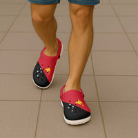 Papua New Guinea Clogs Shoes Heritage Palette Flag-Inspired - Polynesian Pride