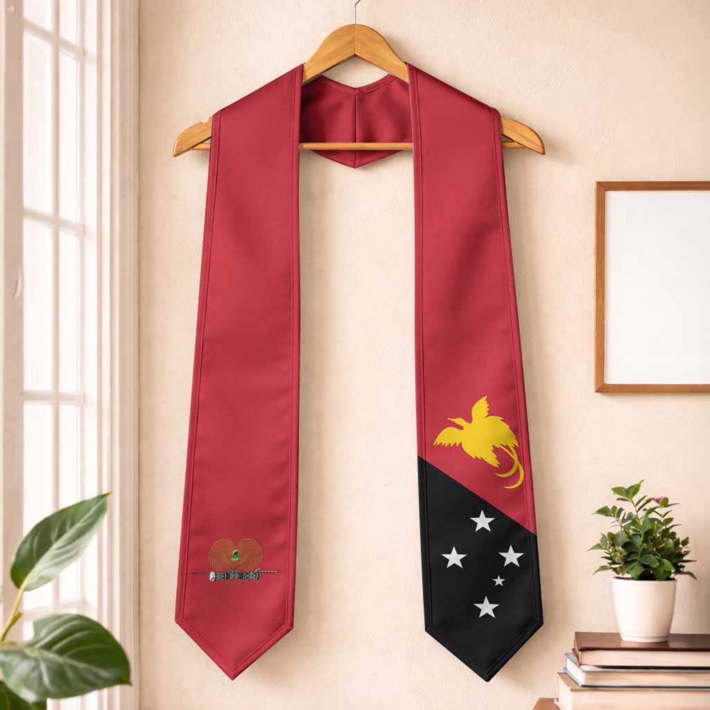 Papua New Guinea Graduation Stole Flag Style