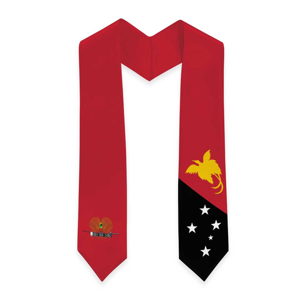 Papua New Guinea Graduation Stole Flag Style LT05 - Polynesian Pride