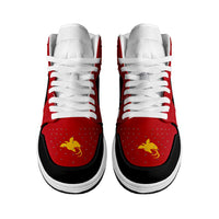 Papua New Guinea High Sneakers AJ1 Flag Inspired LT05 - Polynesian Pride