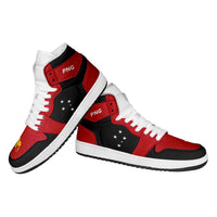 Papua New Guinea High Sneakers AJ1 Flag Inspired LT05 - Polynesian Pride