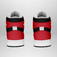 Papua New Guinea High Sneakers AJ1 Flag Inspired LT05 - Polynesian Pride
