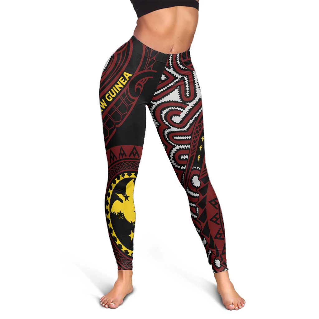 Papua New Guinea Oro Tapa Motif Leggings Special